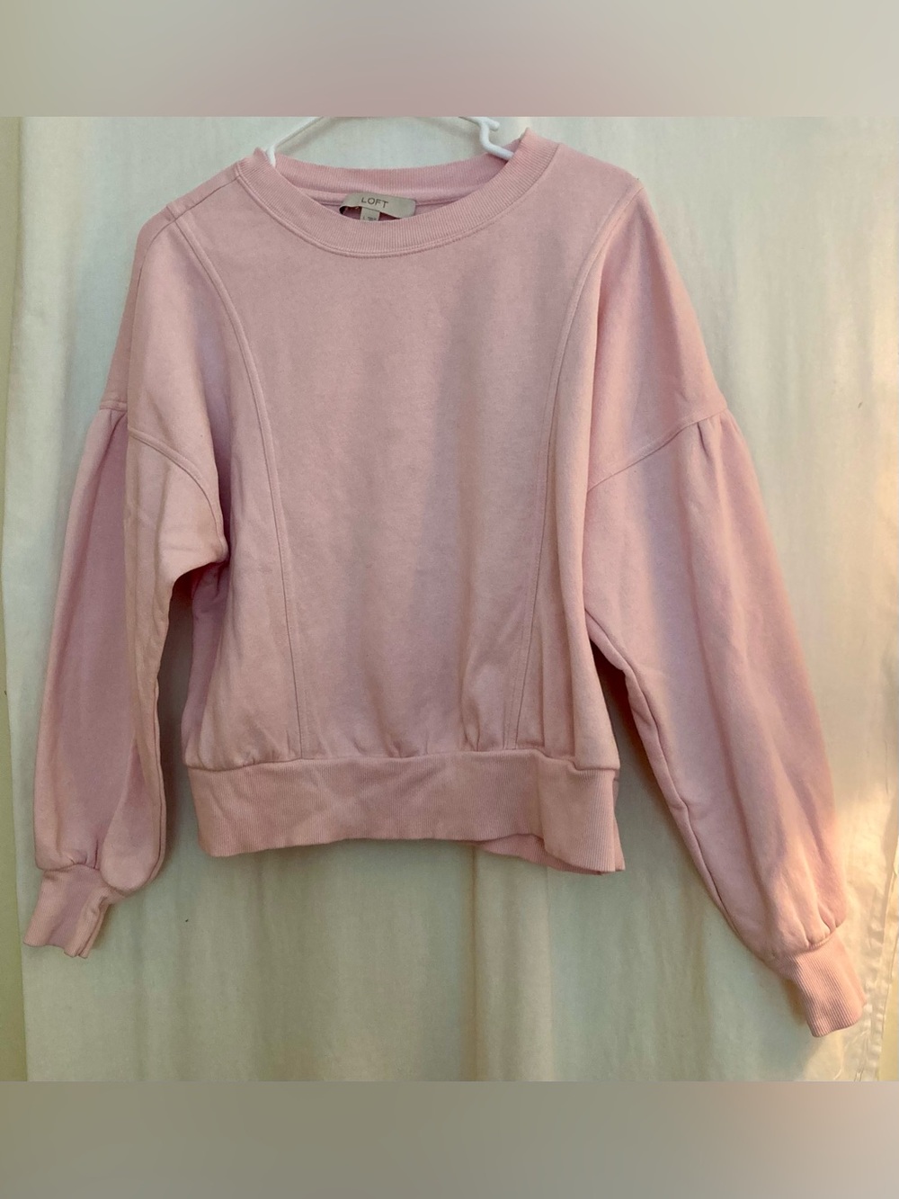 LOFT Blush Pink Crewneck Sweatshirt Size L